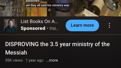 Disproving the 3 year ministry of Messiah