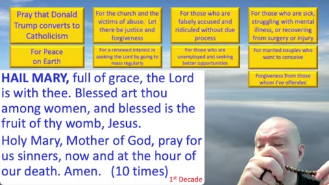 Mary's Daily Live Holy Rosary Prayer at 8:00 p.m. EDT 08/14/2025