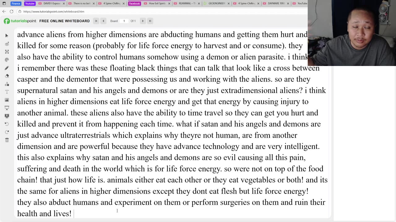 biblical/loosh farm/computer simulation?