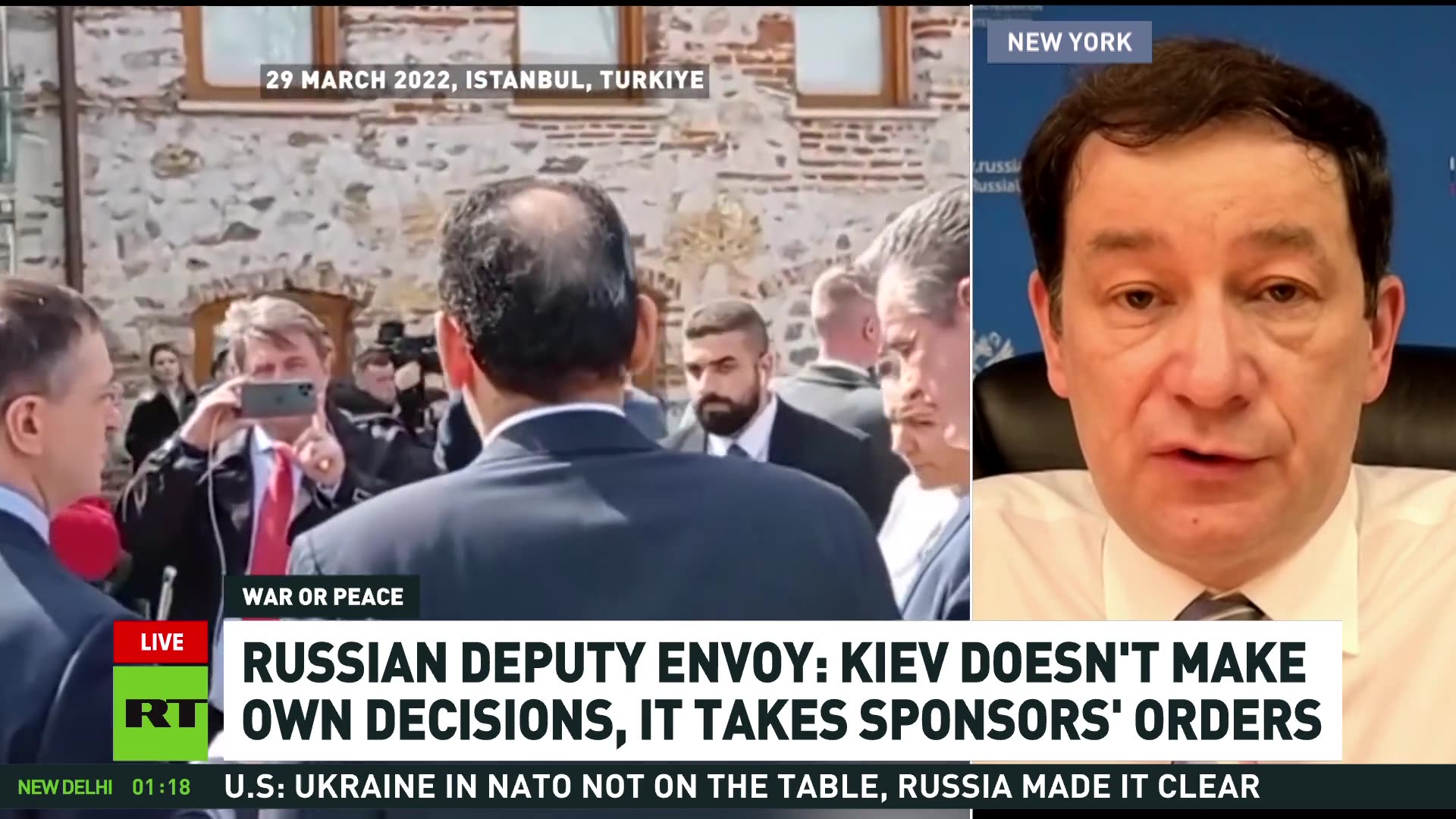 Kiev doesnt make own decisions, it takes sponsors orders – Russian Deputy envoy