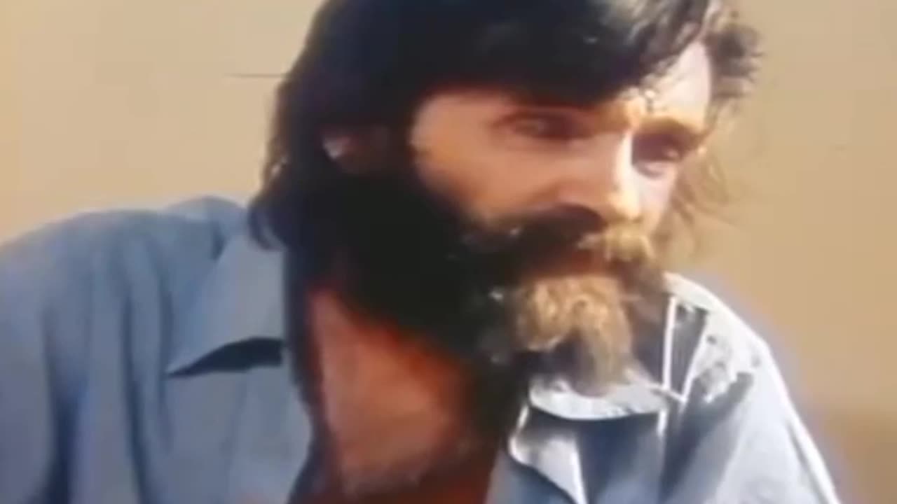 Charles Manson explains his swastika