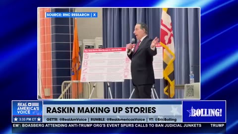 RASKIN MAKING UP STORIES