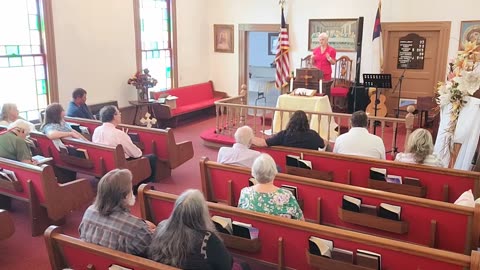 Vernon Chapel Sunday Service (Matt. Ch.4:1-11 Jesus Fasted) led by Willie Mae Ambrose 8/24/2025
