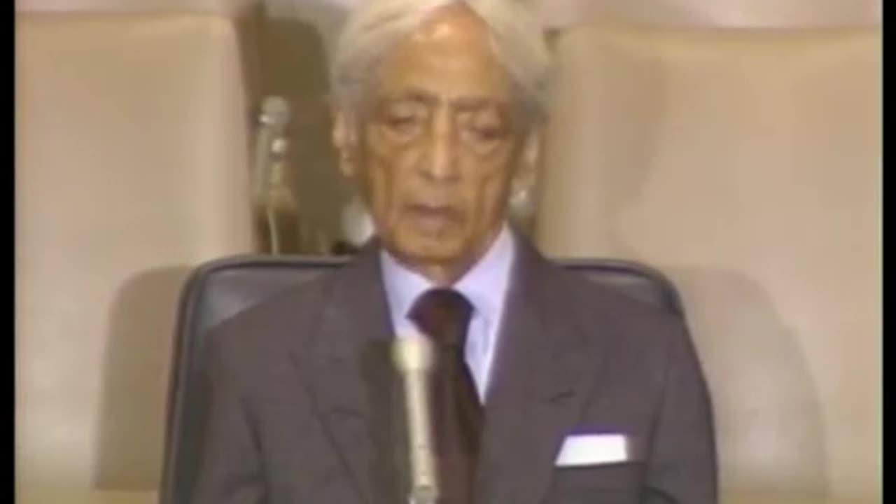 J. Krishnamurti UN Talk 1985 Talk - Why can't man live peacefully on the earth (Dutch/NL Subs)