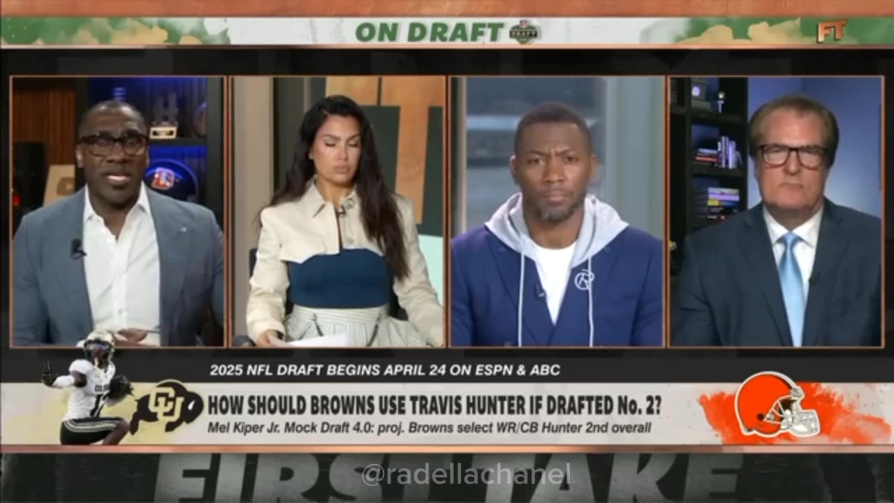Shannon Sharpe QUESTIONS why shedeur sanders SLID TO NO.9? 'C'MON GAYS'!' /First take