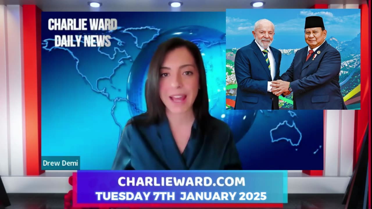 CHARLIE WARD DAILY NEWS WITH DREW DEMI TUESDAY 7TH JANUARY 2025.