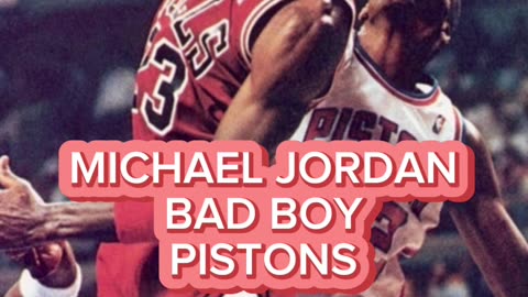 MICHAEL JORDAN AND THE BAD BOY PISTONS 😱 #jordan#michaeljordan#pistons#detroit#bulls#nba#basketball