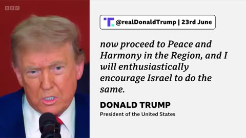 BREAKING: Trump announces “total ceasefire" between Iran and Israel |