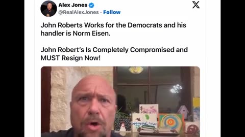 AJ on justice Roberts ..