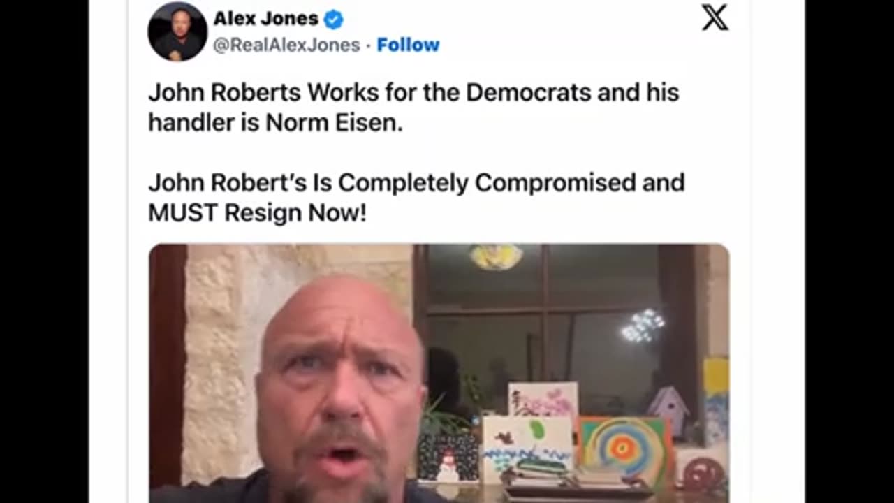 AJ on justice Roberts ..