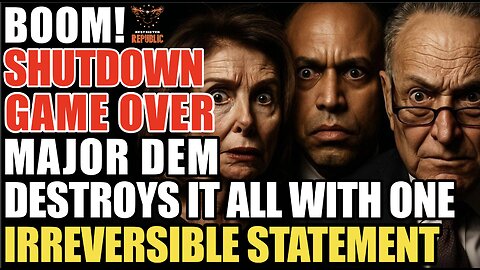 BOOM! Shutdown Game Over! Major Democrat Destroys It All With One Irreversible Statement