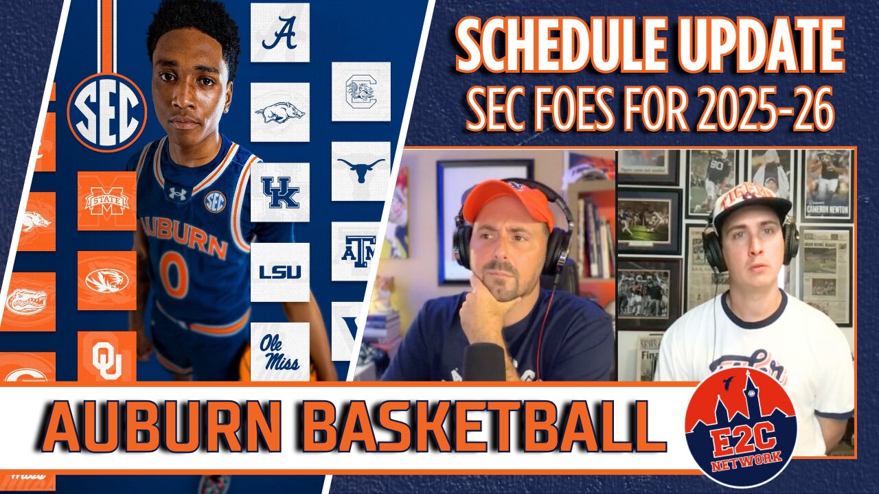 Which SEC Teams Will Auburn Basketball Play in 2025-26? | Home, Away, and Twice?