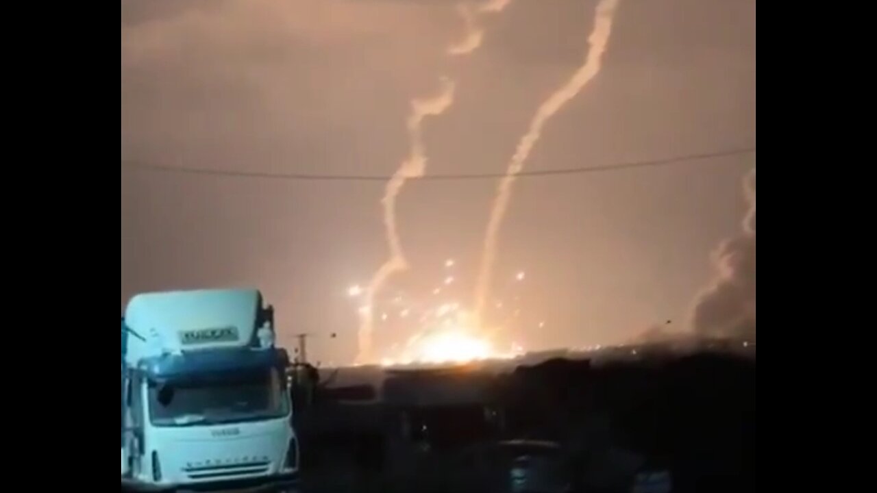 Israel missile defense system explodes
