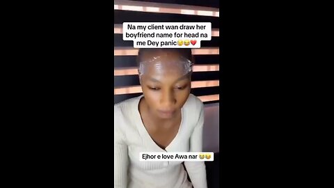 she Tattoo her boyfriend on her forehead