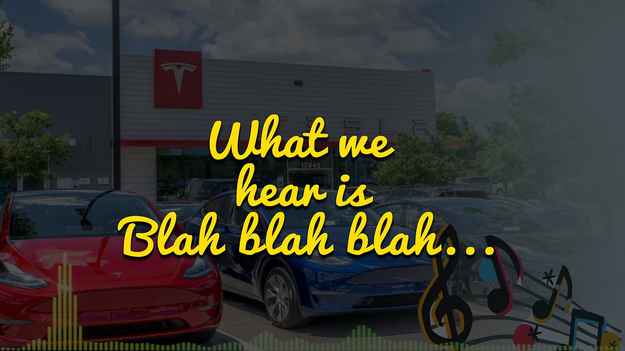 All we Tesla Owners Hear is 'Blah Blah Blah' 😅🦾