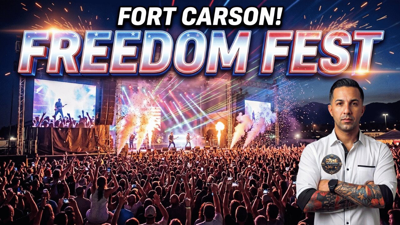 Freedom Fest at Fort Carson. Just a little bit of it.