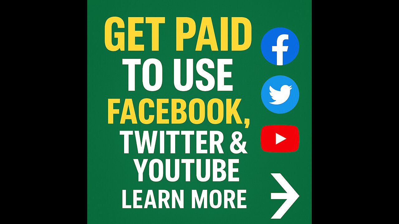 Get Paid to Use Facebook, Twitter & YouTube (No Experience Needed)