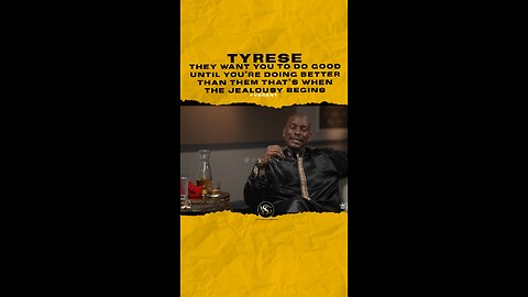@tyrese They want you to do good until you’re doing better than them