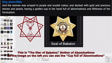 SIGNS AND SYMBOLS RULE THE WORLD, NOT WORDS NOR LAWS - MOTHER OF ABOMINATIONS