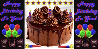 Happy Birthday 3D - Happy Birthday - Happy Birthday To You - Happy Birthday Song Video Card
