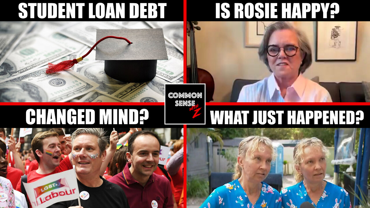 Trump Collects Student Loans | Is Rosie Happy? | Kier Starmer on women | Crazy Twins Interview
