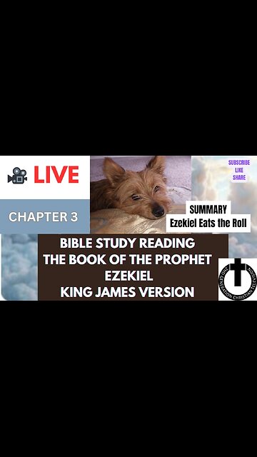 Join Us! Ezekiel Chapter 3 KJV Bible Study #livestreaming #online #biblestudy