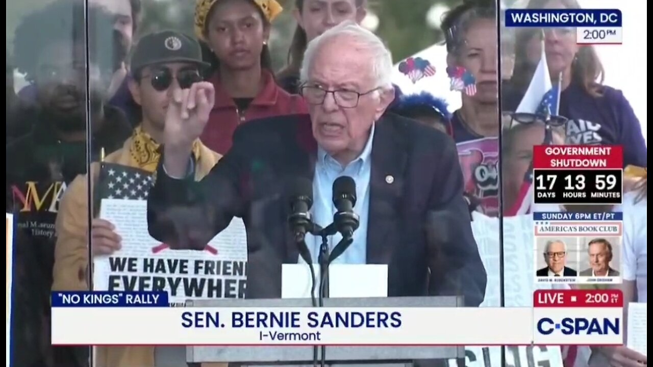 Bernie Sanders Claims America Is In Danger Under Trump