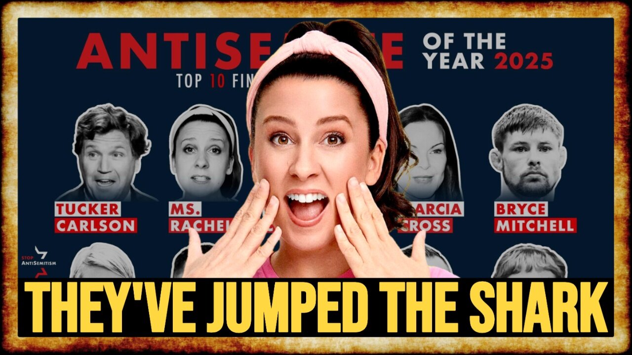 Zionist SMEAR MERCHANTS Nominate MS RACHEL For ANTISEMITE Of The Year