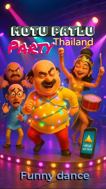 মোটু পাতলু IN থাইল্যান্ড পার্টি | 3D কার্টুন | ফানি বাংলা অ্যানিমেশন