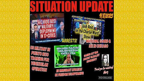 SITUATION UPDATE 9/8/25 - Benjamin Fulford Highlights, EU Immigrant Invasion Uk Freedom Disappearing