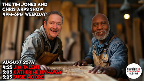 The Tim Jones and Chris Arps Show 08.25.2025 Talent | Hanaway | Susie