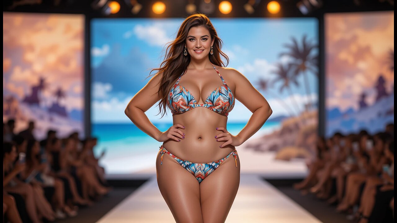 walking beautiful women in biki*i