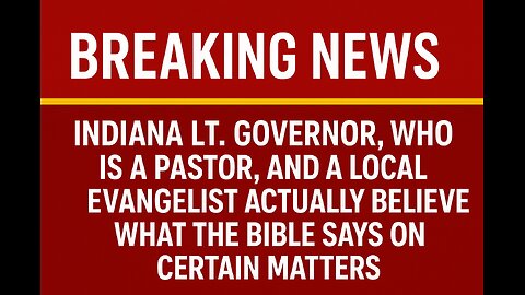 Lt. Governor Micah Beckwith vs Evangelist Justin Zhong