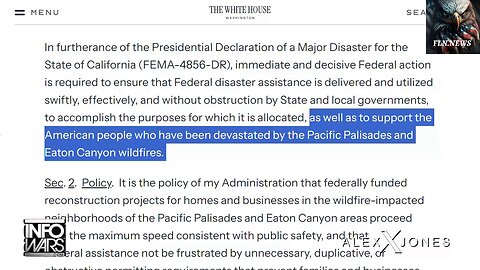 Trump Federalizes Parts Of CA After Evidence That Gov. Newsom of Burned Down The Palisades!