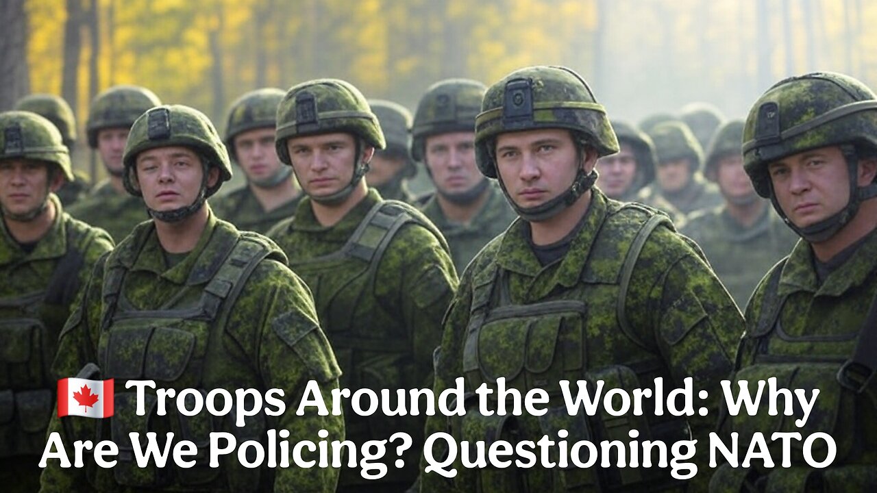 🇨🇦 Troops Around the World: Why Are We Policing? Questioning NATO