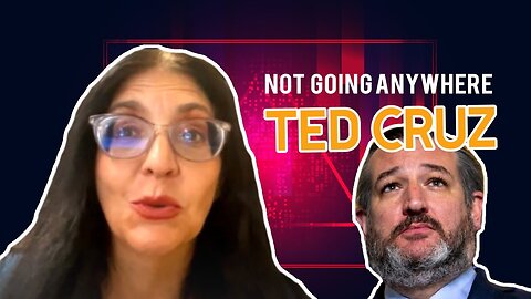 Hey, Ted Cruz! I'm not going anywhere