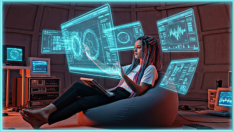 2 HOURS | Cyberpunk Chillout Music 💻 Coding, Study, Work & Focus - Electronic Ambient Copyright Free