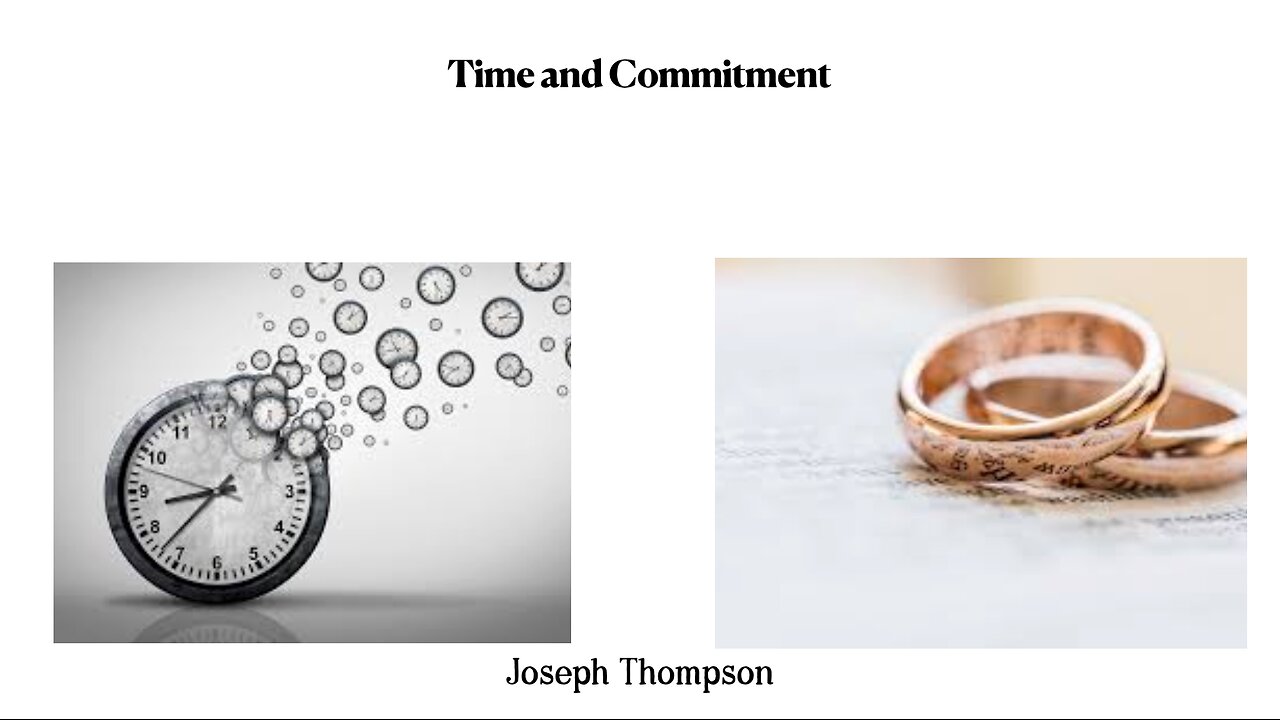 What's Pulling Your Heartstrings - Time & Commitment - Joseph Thompson - July 6th, 2025