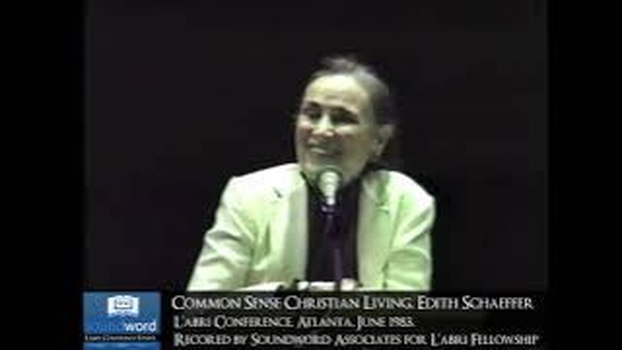SCHAEFFER SEGMENT - EDITH SCHAEFFER DESCRIBES THE ROLE OF CHILDREN IN FAMILY MINISTRY