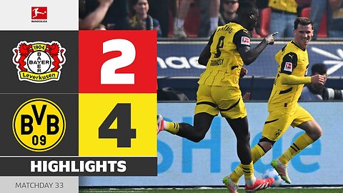 BVB Crash Alonso-Farewell! BAYER 04 LEVERKUSEN - BORUSSIA DORTMUND HL MD 33- Bundesliga 24/25