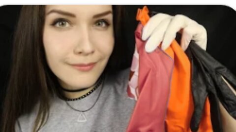 ASMR Latex Gloves trigger, massage ear | No Talking