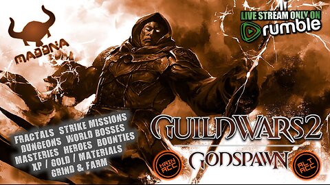 GUILD WARS 2 MASH UP solo / co-op Janthir Wilds + some world bosses and meta events