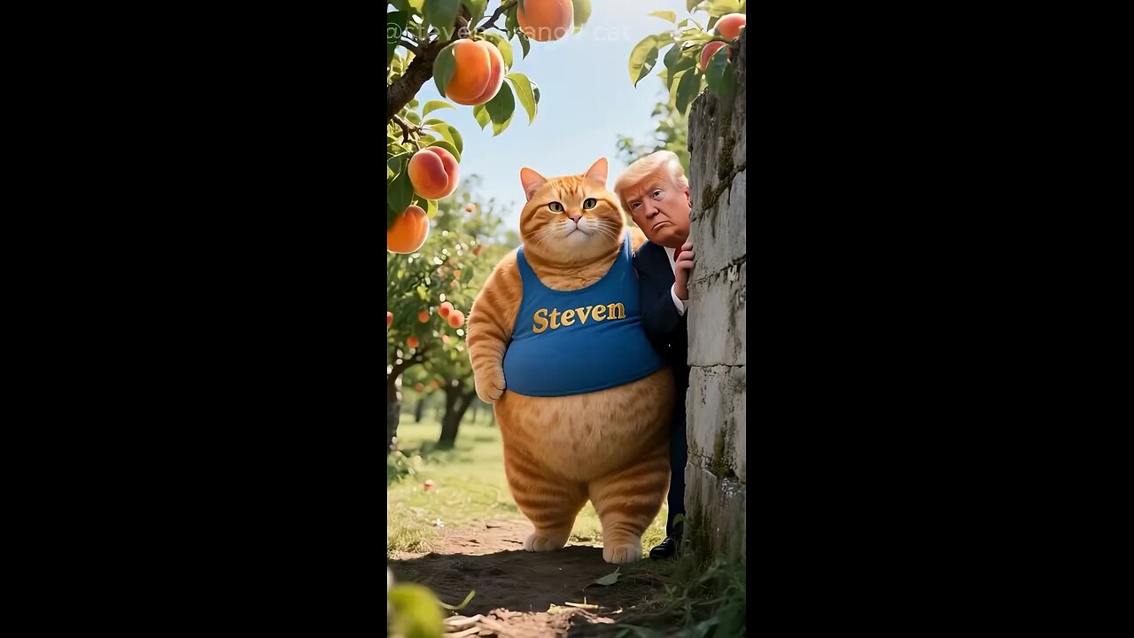 trump with cat story