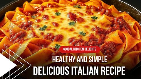 Best & Delicious Italian pasta recipe | Global Kitchen Delights 😋