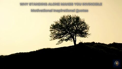 Why Standing Alone Makes You Invincible: Motivational Inspirational Quotes