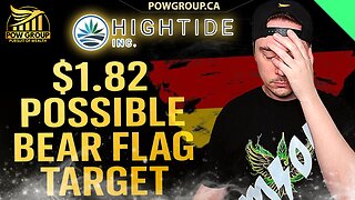 High Tide Opens 1st Canna Cabana Store in Germany & HITI $1.82 Potential Bear Flag Target