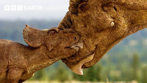 Baby Pachyrhinosaurus Struggles to Survive in the Wilderness | Walking with Dinosaurs | BBC Earth
