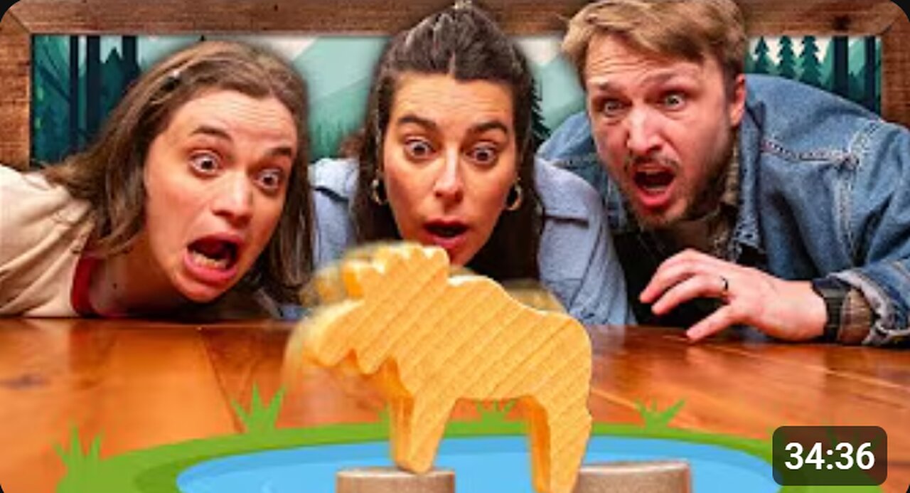 "💦 Don’t Get Wet: Elk Fest - The Ultimate Moose Crossing Challenge! 🦌✨"