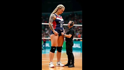 Meet the World's Amazing Tallest female volleyball player. 😍💪💑 #fyp #fy #Shorts #usa #fashion