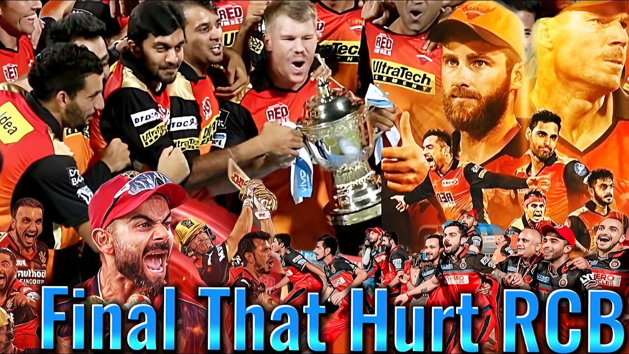2016 IPL Final – RCB’s Painful Defeat to SRH | Only 8 Runs Short